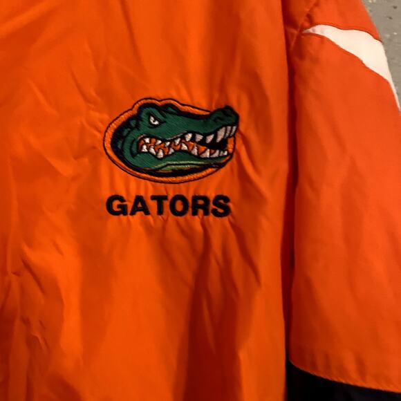 Florida Gators Men’s Large Windbreaker Jacket Orange Navy Full Zip NCAA Team - Picture 3 of 7